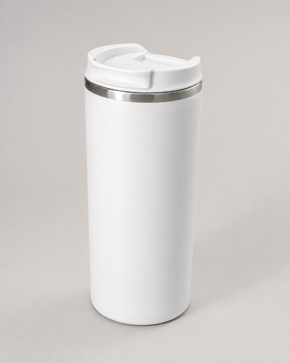 450 ml baltas metāla sublimācijas termo krūzes studijas foto